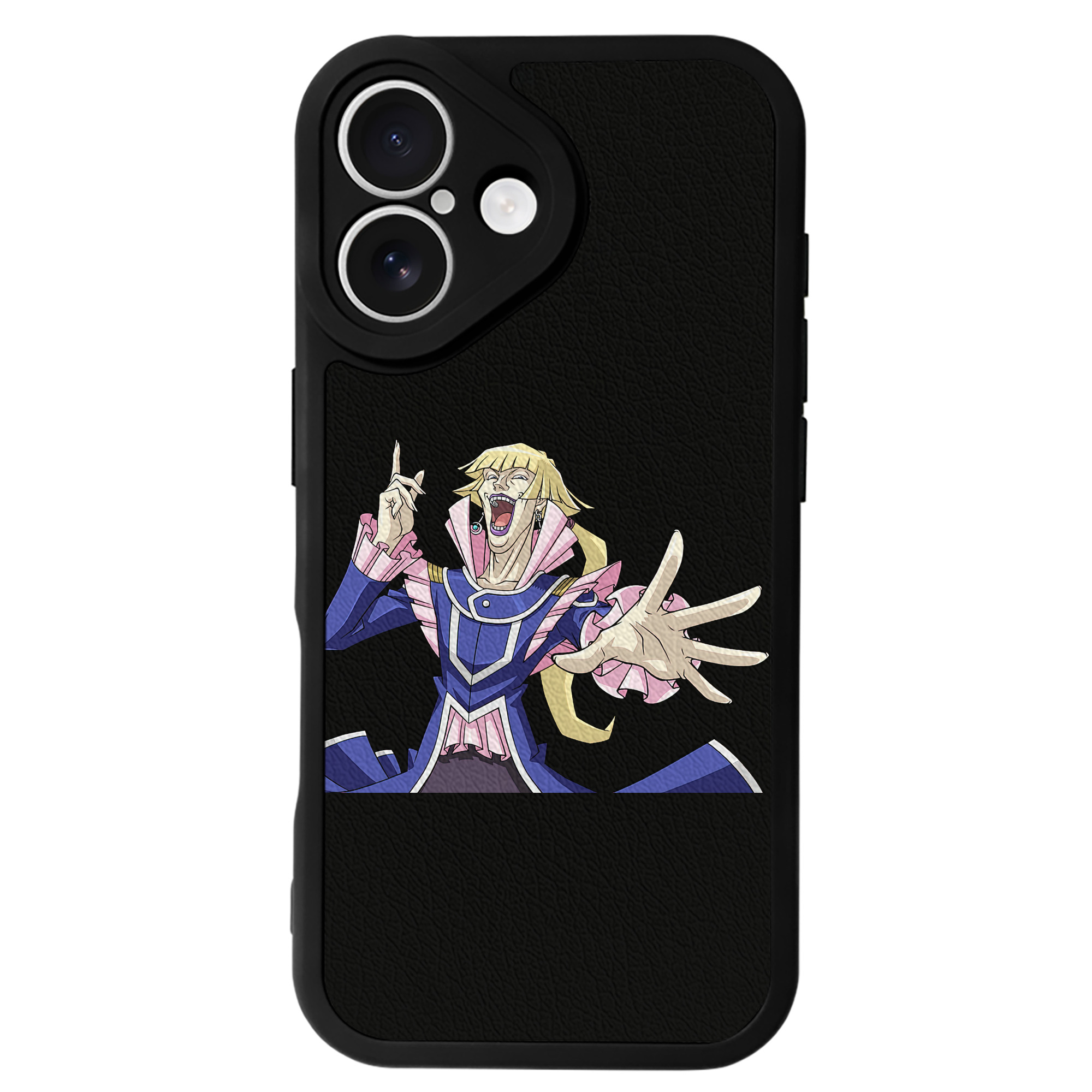 遊☆戯☆王 Yu-Gi-Oh! 【iPhone 16シリーズ対応】シリコンスマホケース（レザー調） 材質：シリコン